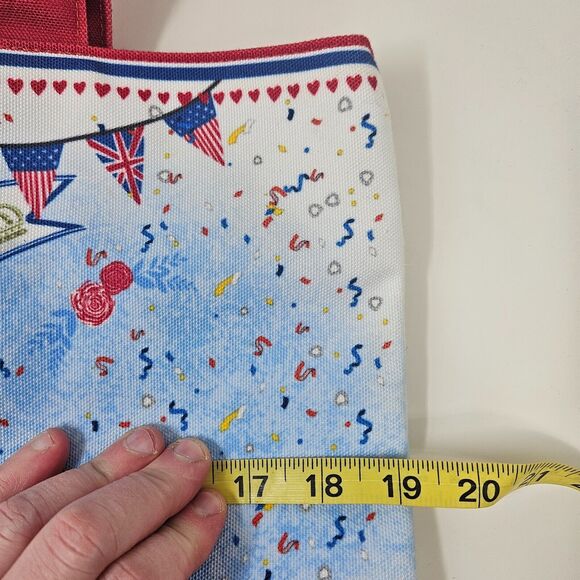 HARRODS Harry & Meghan Royal Wedding Canvas Tote Bag Sturdy Large Durable 2018 - Picture 5 of 11